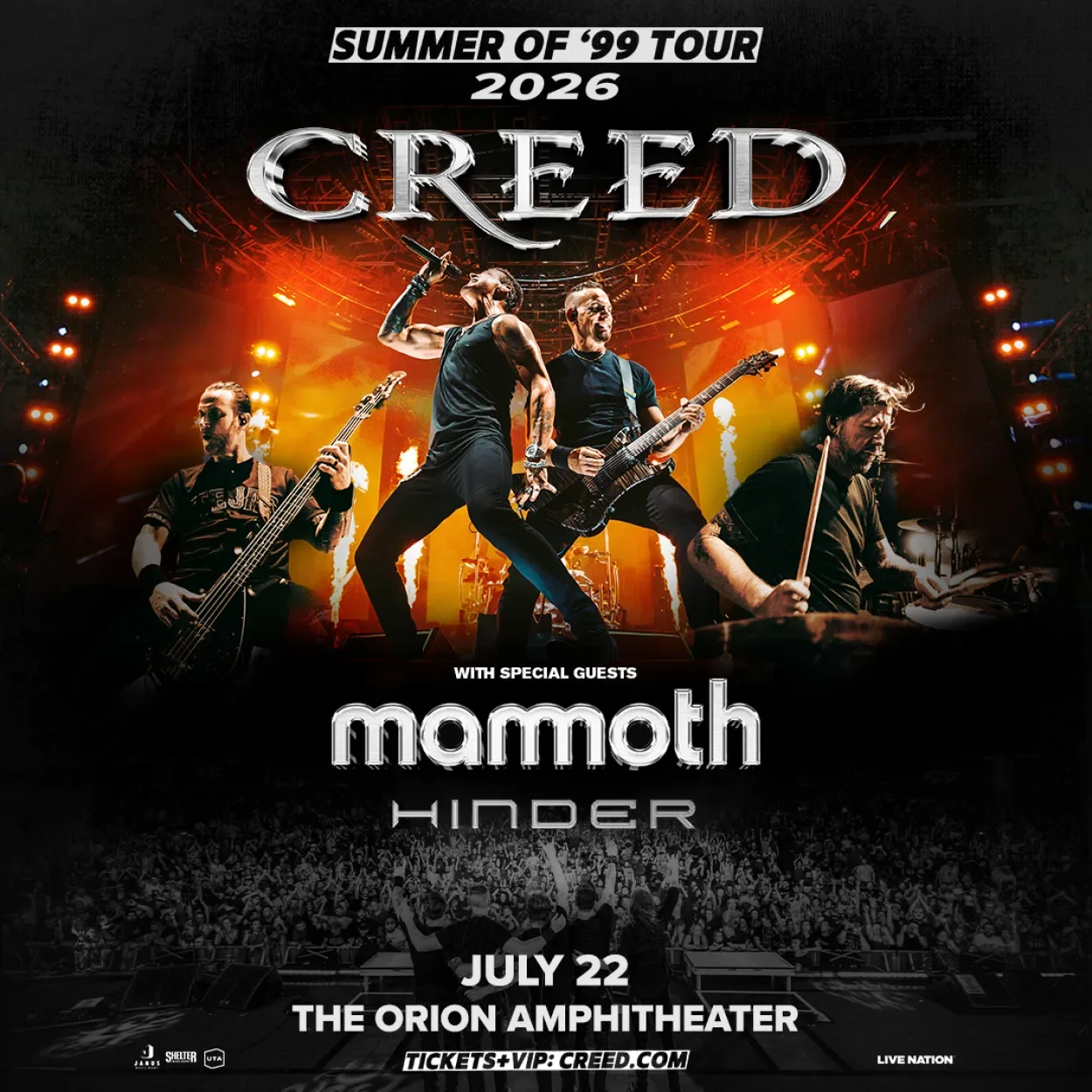 Creed @ The Orion Amphitheater