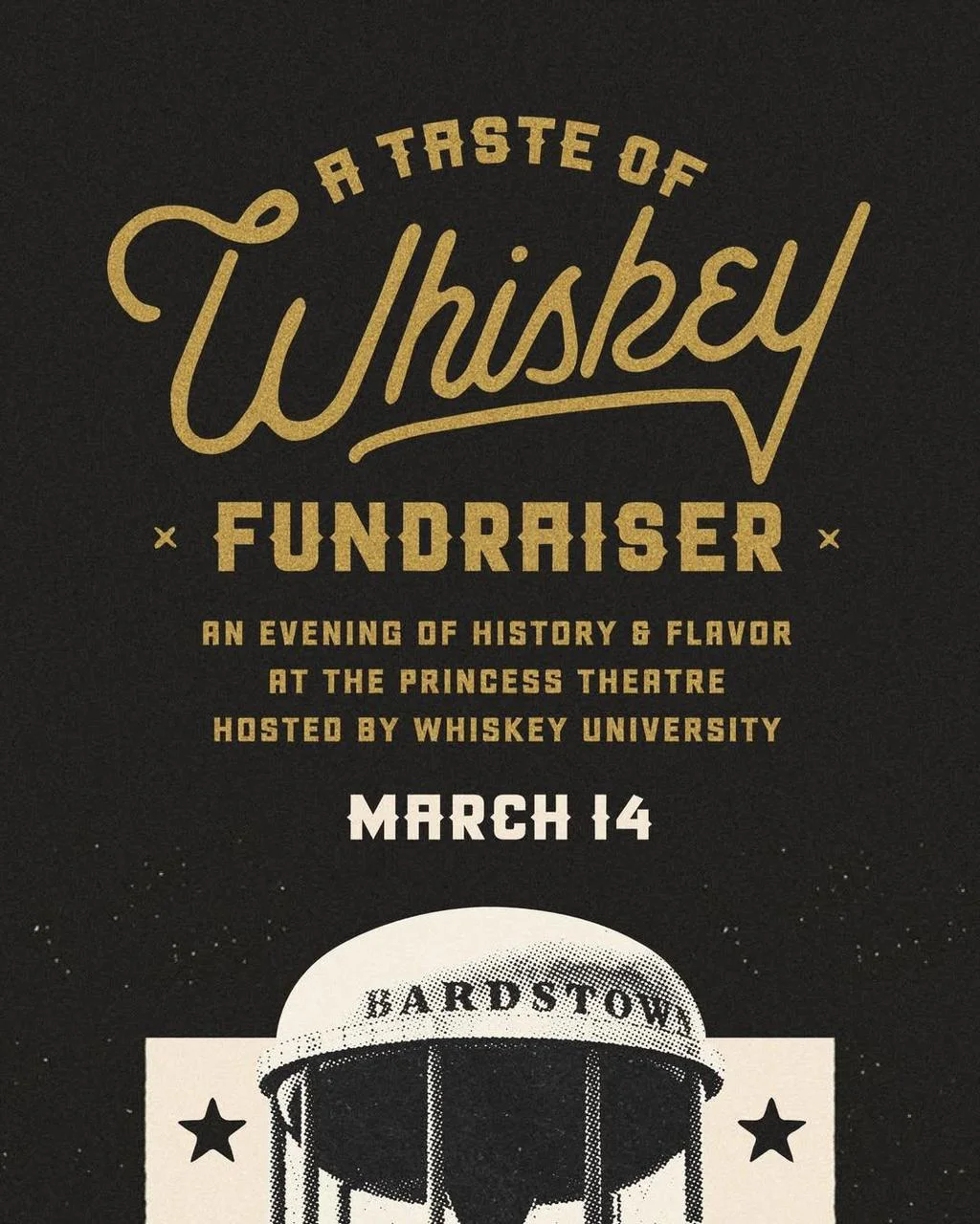 Whiskey Tasting Fundraiser @ The Princess Theatre