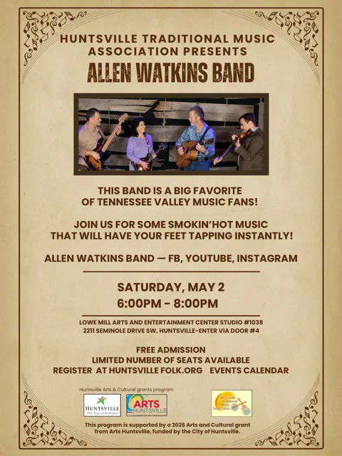HTMA Presents – The Allen Watkins Band
