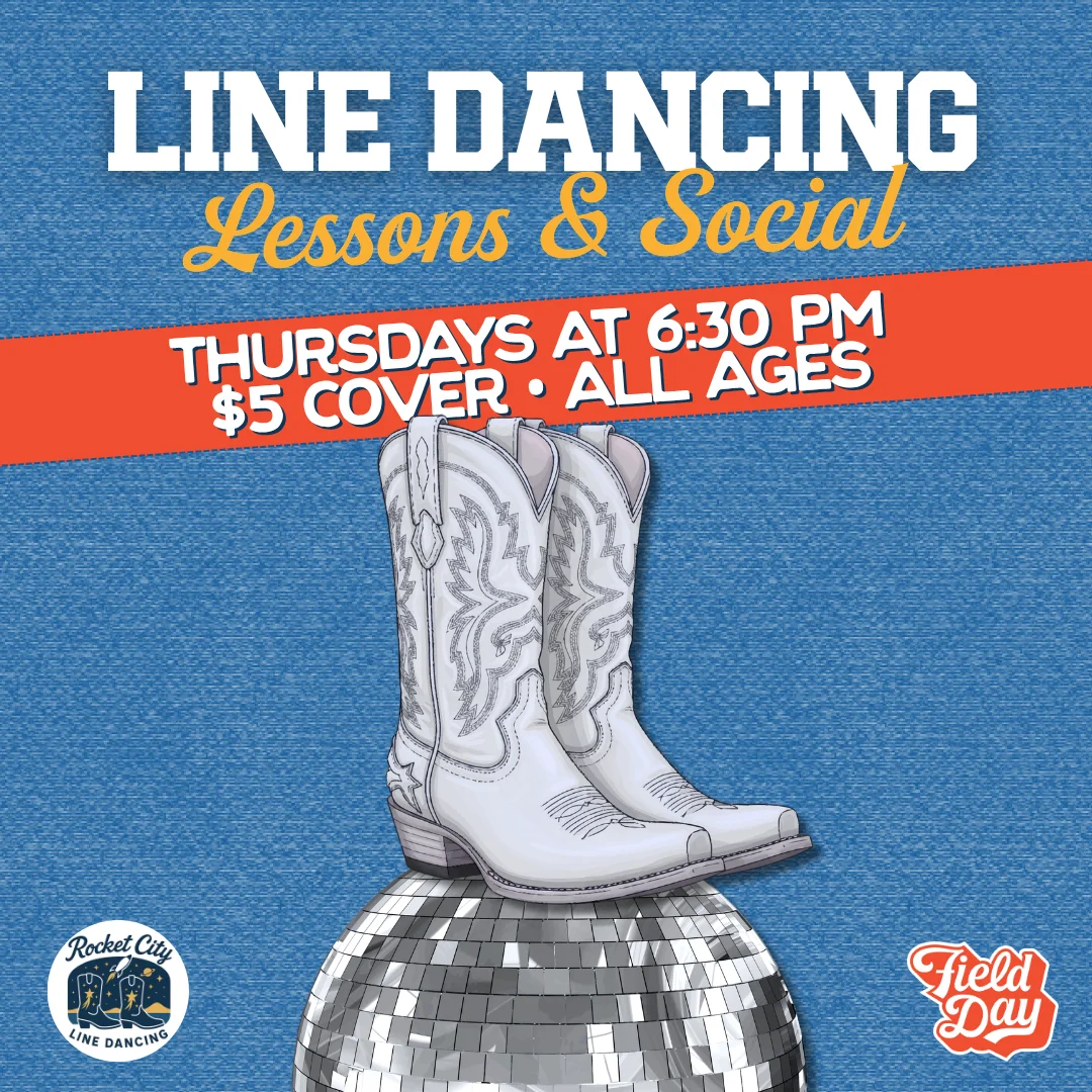 Line Dancing Lessons + Social with Rocket City Line Dancing!