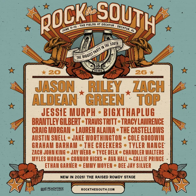 Rock The South 2026 @ The Fields of Decatur June 11-13