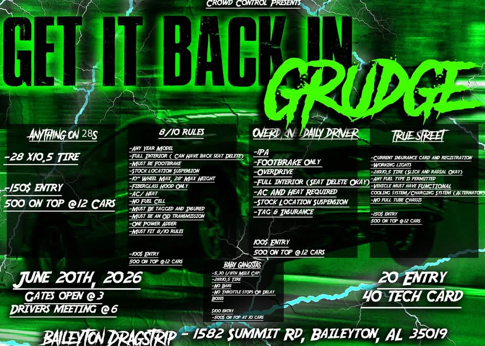 Get it back In Grudge at Baileyton Drahstrip "The Goodtime"
