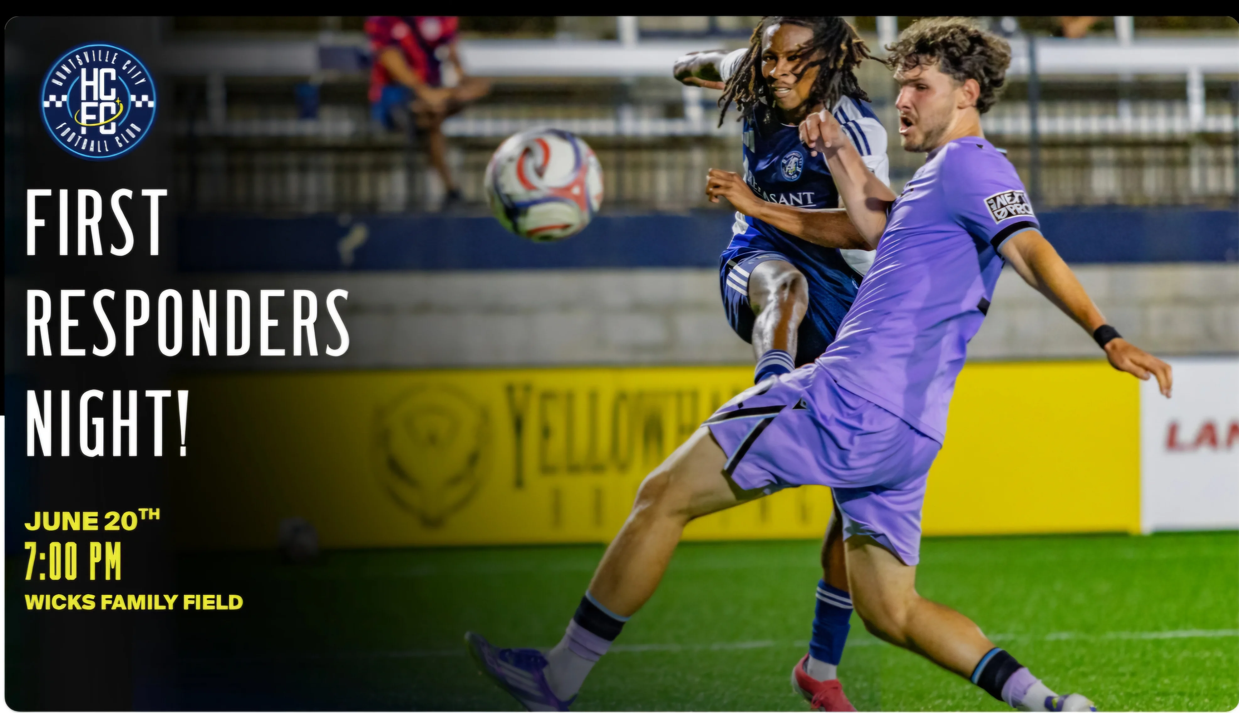 Huntsville FC vs Crown Legacy FC First Responders night
