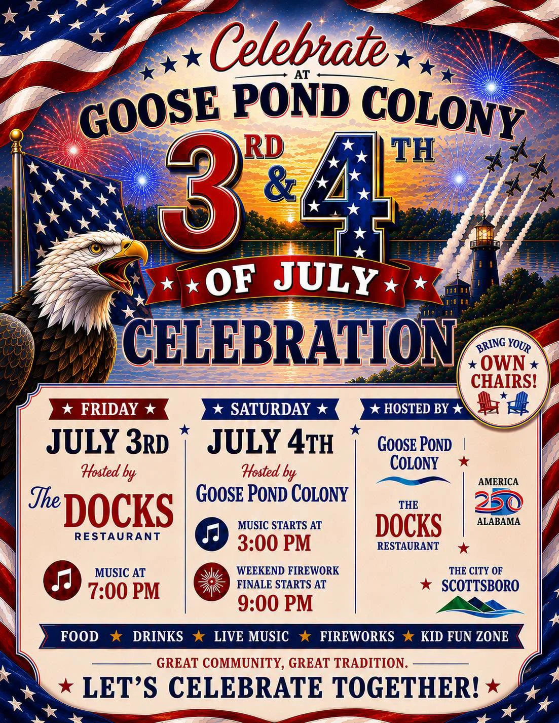 Goose Pond Colony 4th of July Celebration
