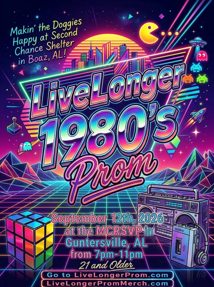 LiveLonger Fitness with Kris presents a 1980's Prom.