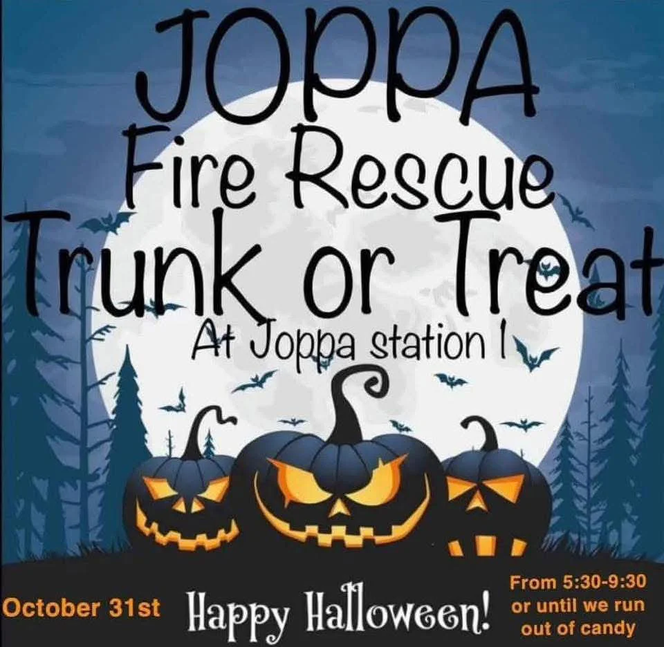 Joppa Fire and Rescue Trunk or Treat