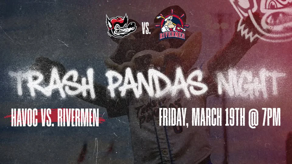 Huntsville Havoc vs Peoria Rivermen Trash Pandas Night