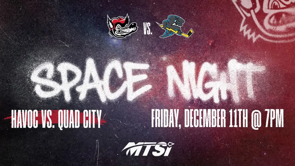 Huntsville Havoc vs Quad City Space Night