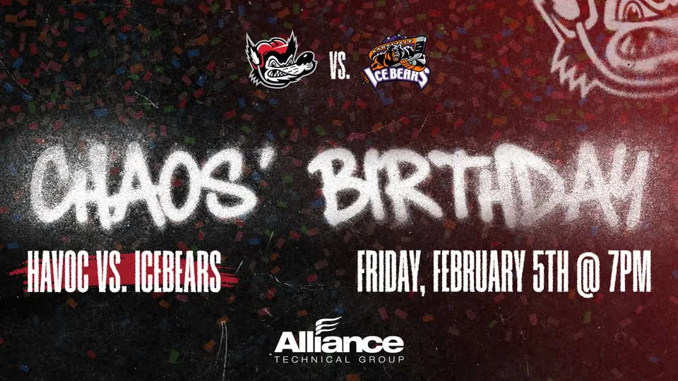 Huntsville Havoc vs Icebears Chaos’ Birthday