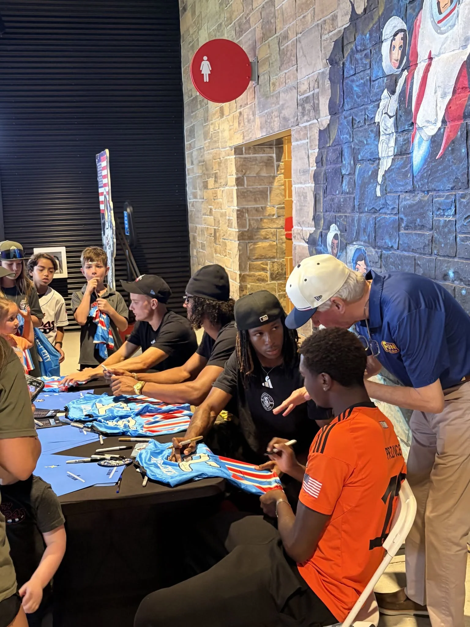 Michael St John broadcasing LIVE 📻 with Huntsville City FC players @ Toyota Field